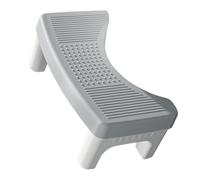 SOPOTUTU Non Slip Bathroom Footstool for Adults Thickened PP Toilet Step Stool with Strong Bearing Capacity Multi Use Home Potty Stool for Sitting Shoe Changing and Comfortable Squatting