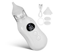SOPOTUTU Nose Sucker Electric Nasal Aspirator Rechargeable with Multiple Suction Levels Silent Operation Easy to Disassemble for Hygienic Cleaning Booger Cleaner for Boy Girl White
