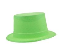 SOPOTUTU Patrick's Day Top Hat Costume Accessory Green Glittering Hat for Adults for Parties and Themed Events Comfortable Wear with Distinctive Look for Magician Costumes