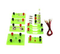 SOPOTUTU Physics Circuit Kit Simple Circuit Learning Electrical Experiment Box Science Education Kit