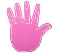 SOPOTUTU Pink Giant Foam Hand Five Fingers Foam Gloves for Cheerleading Sporting Events and Team Support