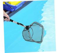 SOPOTUTU Portable Foldable Fishing Drop Net with Anti-snag Silicone Mesh and Aluminum Frame for Small Fish Trout Bass Catching Lightweight and Easy to Carry for Beach and Sea Fishing
