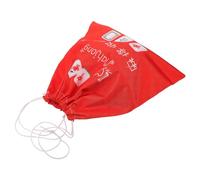 SOPOTUTU Portable Mahjong Storage Pouch Large Red Fabric Drawstring Bag Thickened Mahjong Holder for Travel and Game Accessories Organizer