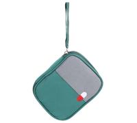 SOPOTUTU Portable Mini Medication Storage Bag Tear Resistant Opening Travel Pouch for Hiking Outdoor Emergency Use Small Volume Organizer