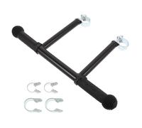 SOPOTUTU Portable Stroller Handlebar Extender with Clips Ergonomic Plastic Pushchair Handle Extension for Tall Parents Compatible with Models Reduces Fatigue for Travel and Family Outings