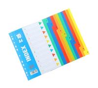 SOPOTUTU PP Binder Dividers for Office and Home Daily Use Document Separators for Notebooks Reports Presentations and Research Organization