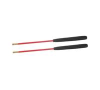 SOPOTUTU Professional Anti-slip Diabolo Stick Replacement with Solid Fiberglass Rods and Copper Heads Lightweight Juggling Sticks for Fitness and Tricks Comfortable Grip