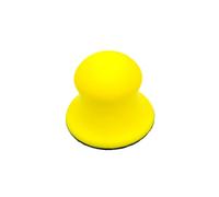 SOPOTUTU PU Sanding Pad with Hook and Loop Backing Comfortable Handheld Polishing Disc for Wood Car Maintenance and Household Cleaning Lightweight Grinding Block