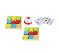 SOPOTUTU Push Block Building Game for, Wooden Educational Board Game for Logic Training and Early Learning, Pushing Block Puzzle for Preschool Play and Cognitive Development