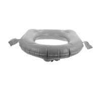 SOPOTUTU Raised Inflatable Toilet Seat Cushion with Cup Portable PVC Commode Support for Seniors Elderly Disabled Travel-Friendly Design with Storage Bag Non- Mat for Safety