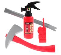 SOPOTUTU Realistic Firefighter Role Play for High Simulation Fire Extinguisher Props Lightweight Fireman Tools for Creative Pretend Play and Theme Parties Comfortable Firefighting Costume
