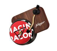 SOPOTUTU Record Player Shape Car Air Freshener Vent Clip 3 Scented Pads Mini Auto Aromatherapy Diffuser Car Decoration for Vehicle Interior