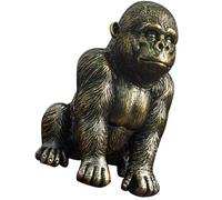 SOPOTUTU Resin Gorilla Decoration Black Decorative Statue for Desk Ornament