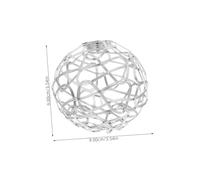 SOPOTUTU Retro Hollow Metal Light Shade for Pendant Lights Antique Lampshade with Elegant Patterned Design Wire Cover for Bare Bulbs Easy Install Decorative Lamp Accessory for Bedroom