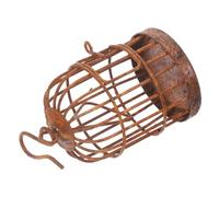 SOPOTUTU Retro Iron Art Birdcage Model for Dollhouse Decoration Lightweight Decorative Adornment for Gardens for Miniature Scenes and Toy Houses