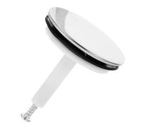 SOPOTUTU Rotary Bathtub Drain Stopper Plastic Plug Bathroom Sink Cover Easy to Install and Remove Prevents Hair Blockage Replacement Bath Overflow Cover