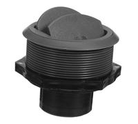 SOPOTUTU Round Vent Deflector for Rv Bus Trailer Compact Dashboard Air Conditioning Outlet Cover with Louvered Grille Space Saving Lightweight and Optimized Airflow for Vehicles and Boats