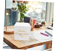SOPOTUTU Secure Suggestion Box with Slot for Employee Feedback and Complaints Includes Blank Comment Cards Confidential Customer Comment Box for Office School Retail and Small Business Use