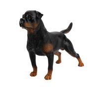 SOPOTUTU Simulation Dog Model Plastic Toy Cute Decor Educational Cognitive Dog Toy for Boys and Girls Home Decoration