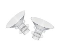 SOPOTUTU Small Silicone Flange Inserts for Breast Pump Parts, Wearable 13mm Converter Adapter, Soft Insert for Nursing Mothers, 2pcs Set