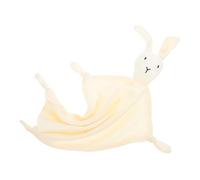 SOPOTUTU Soft Cotton Muslin Bunny Blanket Security Comforter for Newborn Boys and Sleeping Blanket for Sensitive Skin Machine Washable Unisex Nursery