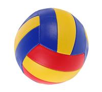 SOPOTUTU Soft Volleyball for Beginners Training Ball for Indoor Outdoor Summer Activities Youth Sports Equipment in Blue Yellow Red