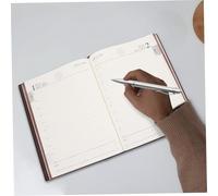 SOPOTUTU Softcover Daily Schedule Planner Notebook Lightweight Academic Agenda Notepad for Office Travel and Teachers Convenient Writing Book for Organizing and Prioritizing Tasks