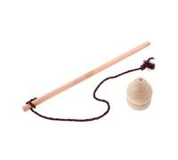 SOPOTUTU Solid Wood Spinning Top with String Handmade Gyroscope for Outdoor Fitness and Coordination Vintage Wooden Spinning Top for Adults and Robust Craftsmanship