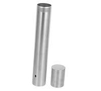 SOPOTUTU Stainless Steel Birth Certificate Holder Cylinder Tube for Document Storage File Organizer with Large Capacity for Marriage Certificate Scrolls and Baptism Keepsakes
