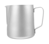 SOPOTUTU Stainless Steel Frothing Pitcher with Non-Stick Coating Comfortable Handle Milk Steamer Jug for Latte Art and Coffee Frothing Stylish Silver Container for and Coffee Lovers