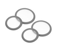 SOPOTUTU Stethoscope with Suspended Diaphragm Design Diaphragm Replacement 4pcs for Accurate Auscultation Pvc Material and Easy Replacement Compatible with Adult and Pediatric Stethoscopes