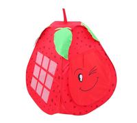 SOPOTUTU Strawberry Play Tent for Portable Foldable Indoor Castle Playhouse with Ocean Ball Pool Easy House for Year Olds Creative Imaginative Play