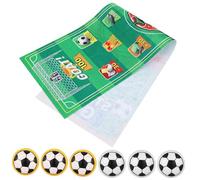SOPOTUTU Tabletop Soccer Board Game with Bowling Elements Durable Indoor Foosball for Hand Eye Coordination and Social Skills Development Lightweight Portable Desktop Interactive Game