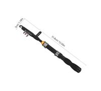 SOPOTUTU Telescoping Fishing Rod Lightweight Collapsible Mini Travel Pole for Beginners Surf Casting Bass Fly Fishing Family Trips