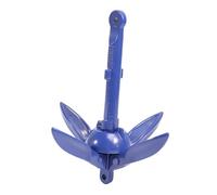 SOPOTUTU Tine Foldable Kayak Anchor Blue Canoe Anchor for Sailboats Motorboats Paddle Boards Compact Portable for Lakes Rivers and Oceans