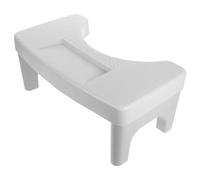 SOPOTUTU Toilet Stool Step Stool with Non-Slip Pad for Adults for Improved Posture and Colon Alignment Grey Bathroom Footrest