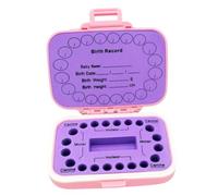 SOPOTUTU Tooth Keepsake Box with Labeled Compartments for Easy Organization Tooth Storage Case Suitable for Boys with Suitable Sized Slots to Preserve Childhood Memories