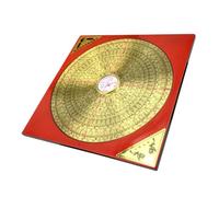 SOPOTUTU Traditional Chinese Brass Compass Taoist Metal Compass Small 6-inch Brass Suitable for Taoist Supplies and Decorative Use