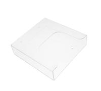 SOPOTUTU Transparent Wall Mounted Document Rack Clear Plastic Brochures Stand Office File Organizer Literature Holder for Easy Document Storage and Reference