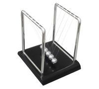 SOPOTUTU Unique Newton Balance Ball Metal Pendulum Desktop Ornament Creative Science Craft for Home Office Decoration Educational Physics Teaching Tool