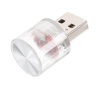 SOPOTUTU USB Powered Car Ambient Light Compact Vehicle LED Lighting with White Glow Easy Installation with USB Socket for Laptop Bedroom and Car Interior Atmosphere Energy Saving and