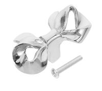 SOPOTUTU Vintage Brass Bow Dresser Knobs Elegant Bow Shape Cabinet Drawer Pulls Durable Brass Handles for Wardrobe Cupboard Furniture Easy Installation for Home and Office Hardware