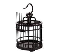 SOPOTUTU Vintage Decorative Cage for Small Pets Portable Plastic Habitat Container Elegant Design for Hamsters Reptiles and Other Small Animals for Travel and Home Decoration