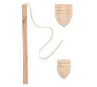 SOPOTUTU Vintage Wooden Spinning Top with String for Adults Handcrafted Enhancing Wrist Strength and Coordination Timeless Outdoor Game for Family Fun