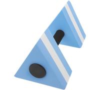 SOPOTUTU Water Aerobics Dumbbells EVA Triangular Foam Lightweight Pool Dumbbells for Training and Swimming Exercise, Blue-White, 150X150X270Mm, Soft Safety Water Weights for Aquatic Fitness