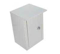 SOPOTUTU Weather Resistant Outdoor Electrical Enclosure Box Wall Mounted Aluminum Control Box with Dustproof Sealed Protection Quick Installation Distribution Cabinet for Power Supply