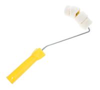 SOPOTUTU Wheel Paint Roller Brush for Walls Lightweight Tube Paint Brush with Acrylic Bristles Quick Even Coverage for Wood Stain Furniture Fence Trim and Home Improvement