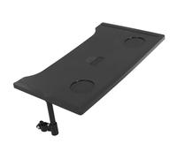 SOPOTUTU Wheelchair Tray Table Attachment Cup Holders Scooter Removable Lap Desk Stroller Folding Adult Table for Eating Laptop Black