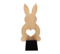 SOPOTUTU Wooden Bunny Bookends Cute Rabbit Book Stoppers Decorative Desk Organizers for Home Office Shelves Charming Retro Desk Accessories for Book Storage and Display