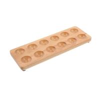 SOPOTUTU Wooden Egg Holder Container with Anti-break Egg Storage Tray for Kitchen and Refrigerator